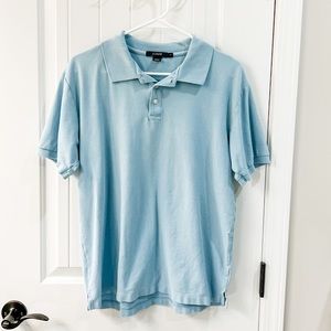 J. Crew Light Blue Cotton Polo Size Small